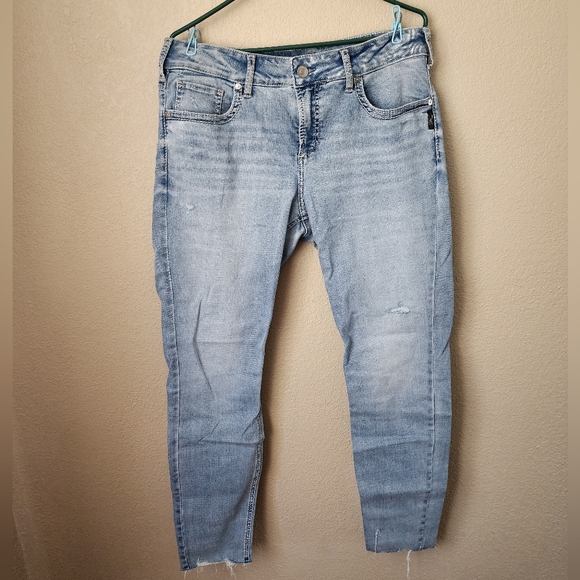 Womens Silver Jeans - Picture 1 of 2